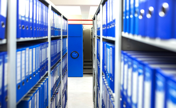 서류정리 제지 관련 기업의 서류정리 _ 모빌랙 분해/운송/조립